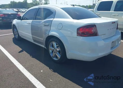 2013 Dodge Avenger Se from USA, damaged, VIN 1C3CDZAB7DN564845